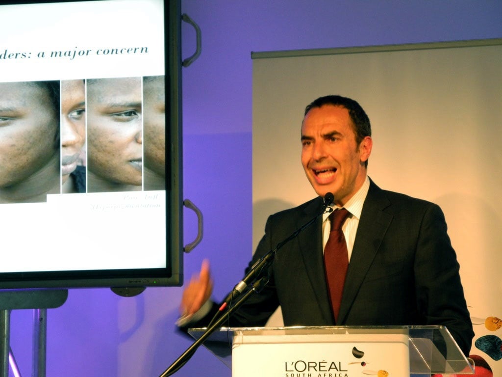  L’Oréal’s executive vice president of research and innovation, Laurent Attal