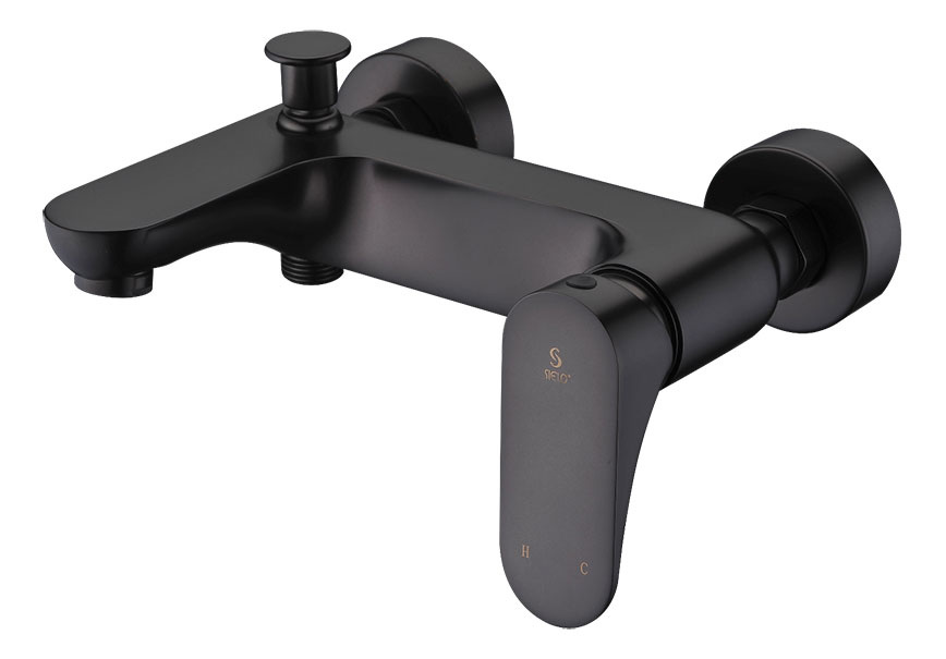 Black kitchen mixer from Bathroom Bizarre