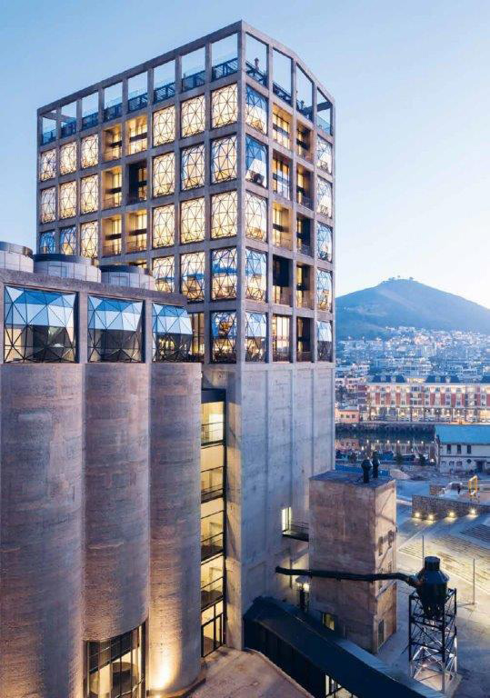 Geberit products used in Zeitz Mocaa and The Silo Hotel project in Cape Town