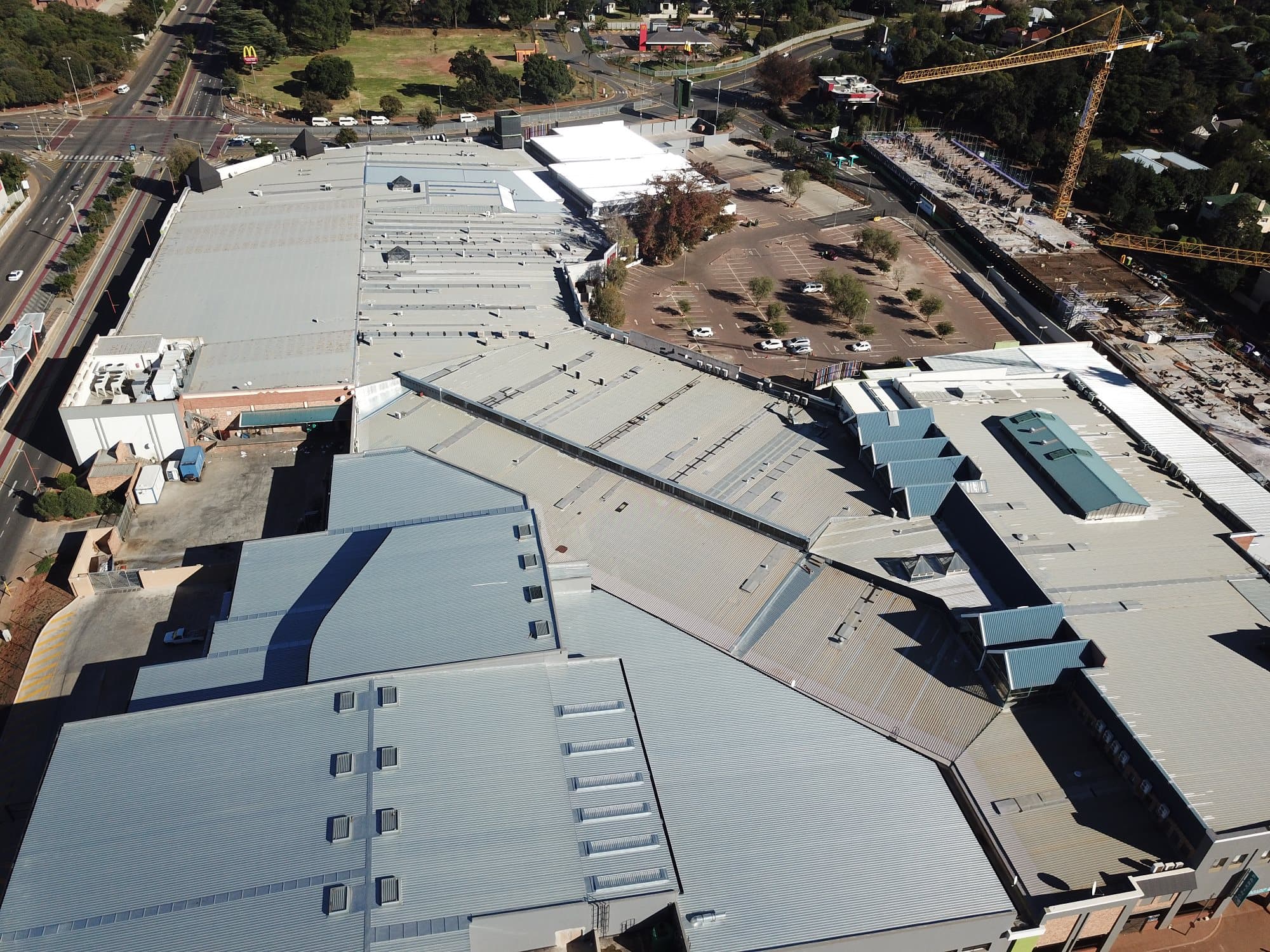 GRS Klip-Lok 700 used in Campus Square shopping centre extension