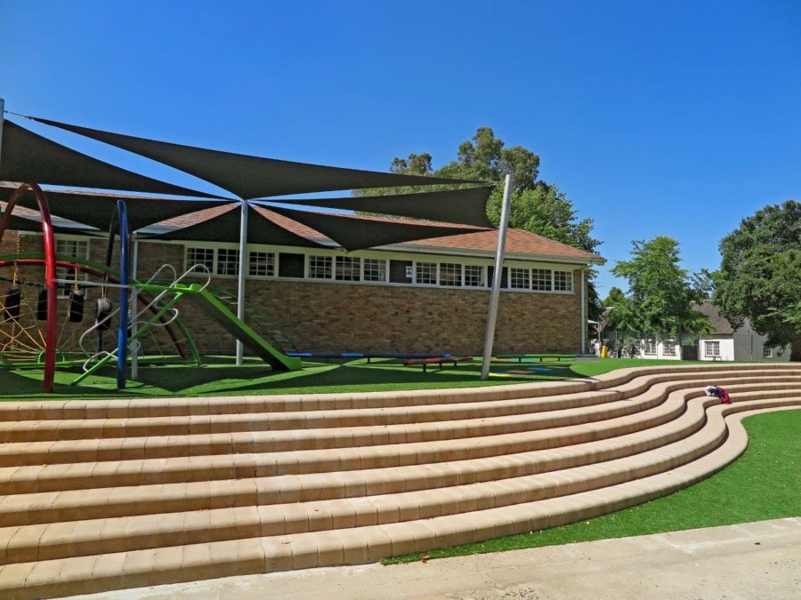 terraforce block steps in primary school playground
