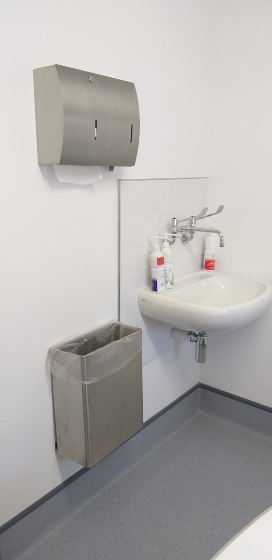 Franke Sanitaryware for burns hospital