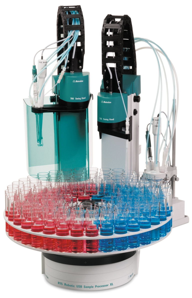 Automatic inline sample preparation for solid samples from Metrohm