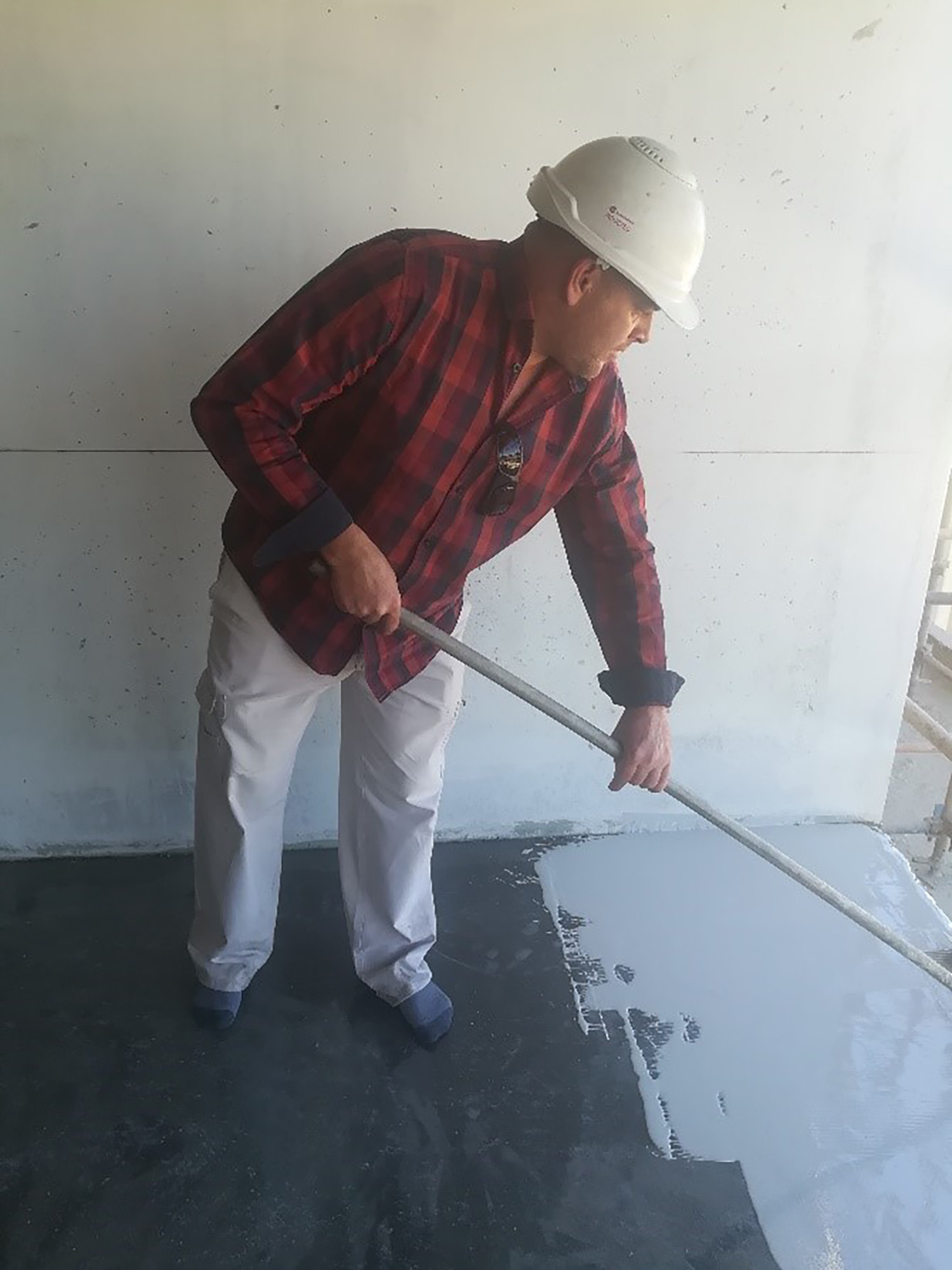 Application of Sika products at the flooring refurbishment at the Namibian Police Forensic Institute