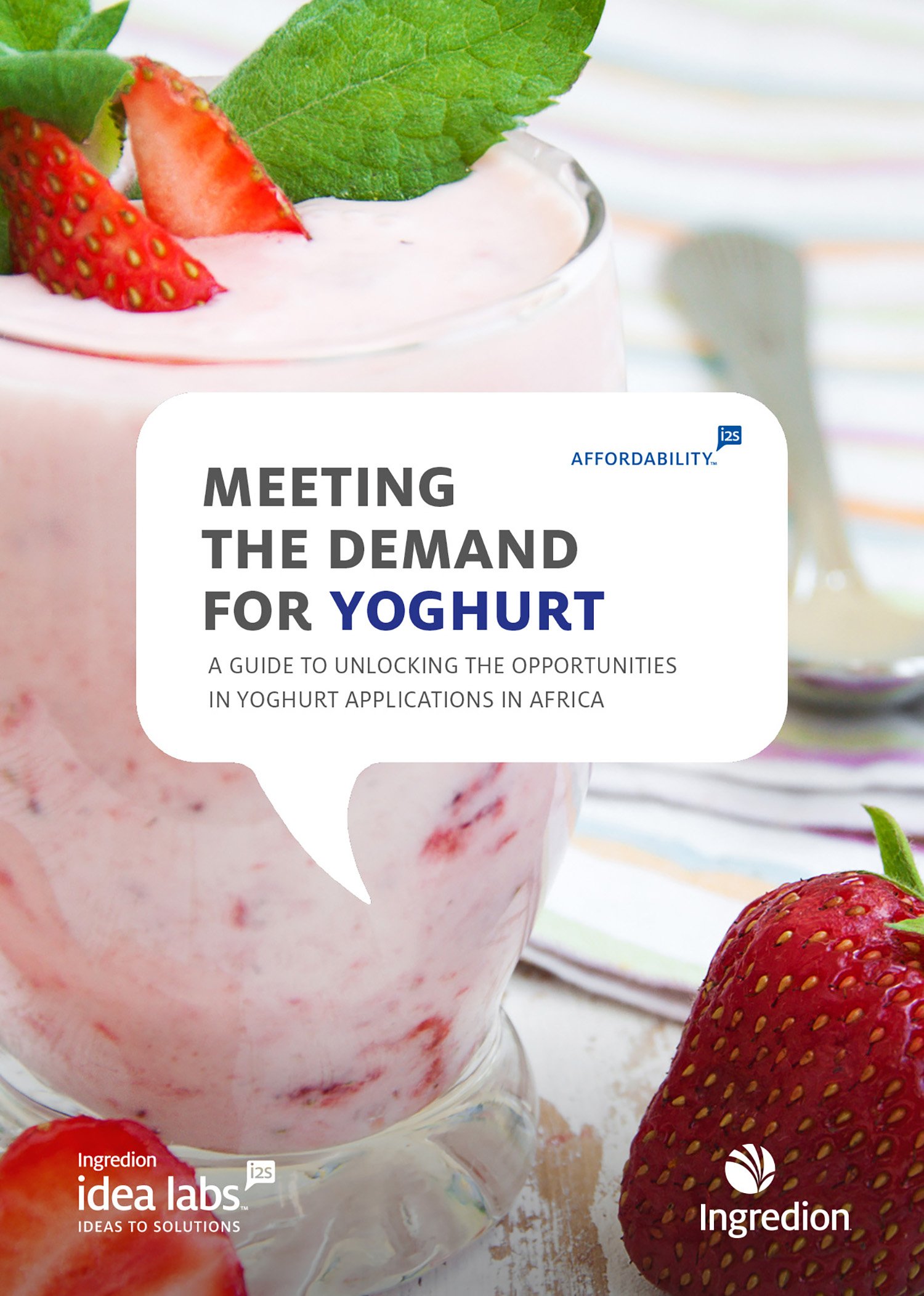 Ingredion Meeting the Demand for Yoghurt