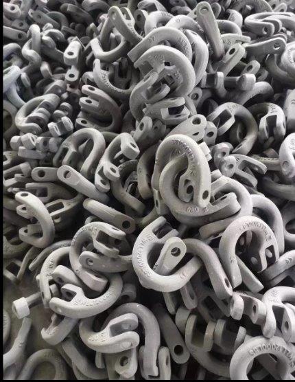 Zinc thermally diffused shackles