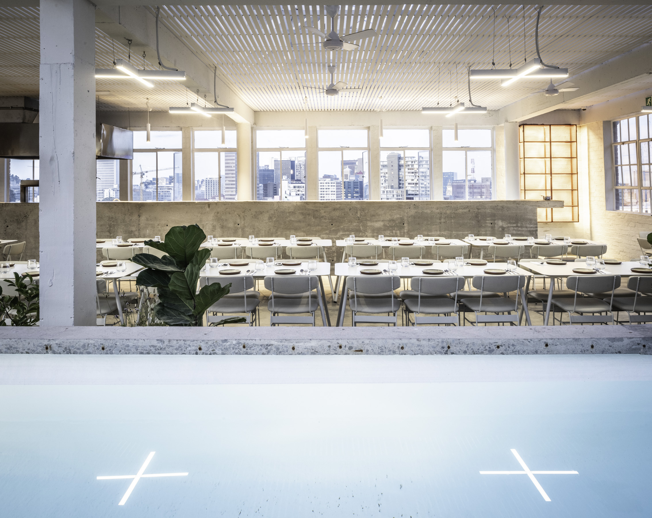 Pool deck at BlackBrick Gardens